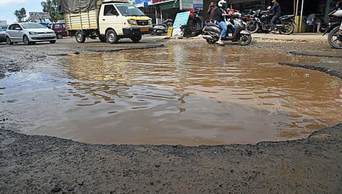 Pothole in bengaluru