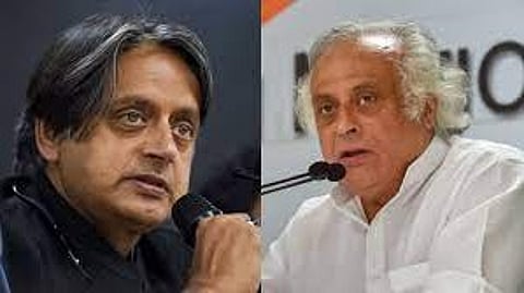 Shashi Tharoor and Jairam Ramesh Casual Images