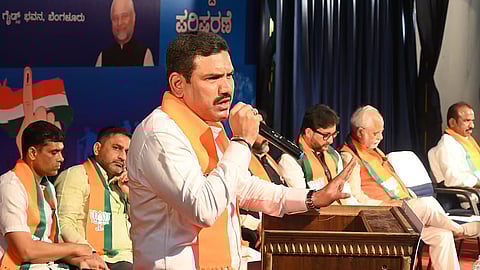 Karnataka BJP President B Y Vijayendra