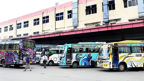 Casual Images of Private Buses