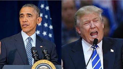 Barack Obama, Donald Trump