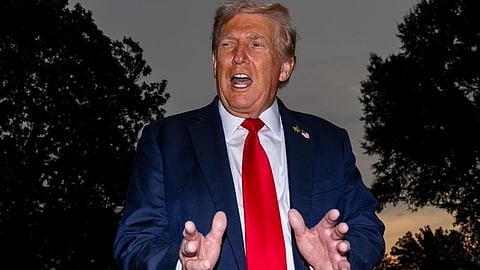 US President Donald Trump