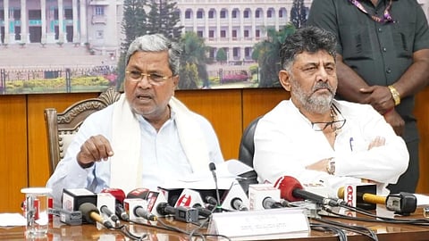CM Siddaramaiah, DCM Dk Shivakuar casual Images