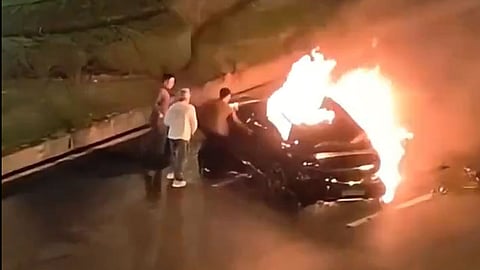 Xiaomi Car Catches Fire In China