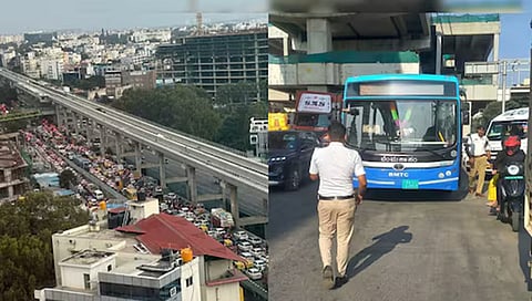 The bus that broke down on Outer Ring Road