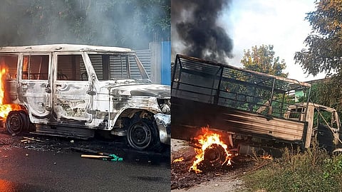 ಜುಬೀನ್ ಪ್ರಕರಣ: ಆರೋಪಿಗಳನ್ನು ಜೈಲಿಗೆ ಕರೆದೊಯ್ಯುತ್ತಿದ್ದ ವಾಹನಗಳಿಗೆ ಪ್ರತಿಭಟನಾಕಾರರಿಂದ ಬೆಂಕಿ; ಪೊಲೀಸರು, ಪತ್ರಕರ್ತರು ಸೇರಿದಂತೆ ಹಲವರಿಗೆ ಗಾಯ
