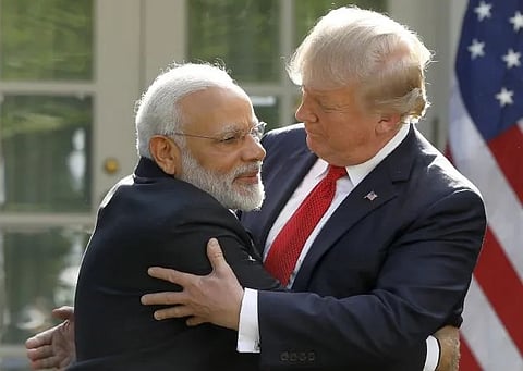 PM Narendra Modi and Donald Trump