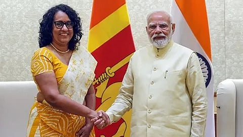 Sri Lankan PM Harini meets Modi; Indian fishermen's issue discussed