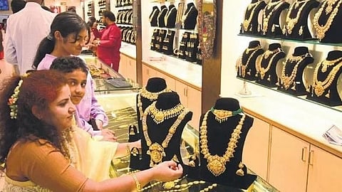 Jewellery market (file pic)