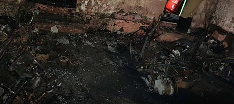 Burnt house