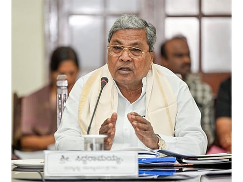 Karnataka CM Siddaramaiah