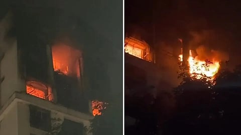 ಅಪಾರ್ಟ್ ಮೆಂಟ್ ನಲ್ಲಿ ಬೆಂಕಿ