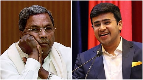 CM Siddaramaiah- MP Tejasvi Surya