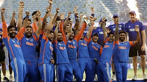 Asia Cup Trophy wons by India