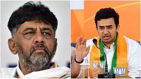 DK Shivakumar- MP Tejasvi Surya