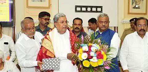 CM Siddaramaiah in Vidhana Saudha in 72nd cooperative week programme