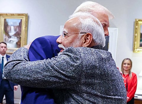 Donald Trump-Narendra Modi(File photo)