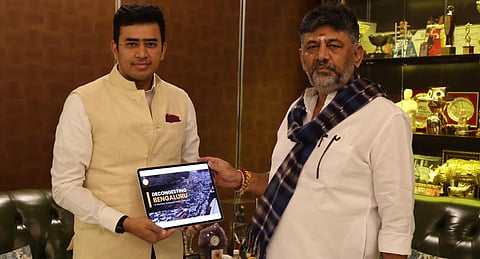 Meeting with DCM MP Tejasvi Surya presented an Alternative Sustainable Mobility Action Plan