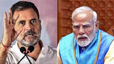 Rahul gandhi and Pm modi casual images