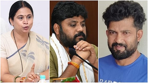 Minister Lakshmi hebbalkar-Pradeep Eshwar- Pratap Simha