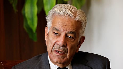 Pakistan's Defence Minister Khawaja Asif