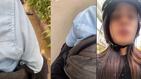 Rapido Rider Tried To Grab Her Legs