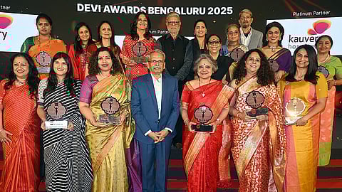 The 11 recipients of the 35th edition of Devi Awards organised by The New Indian Express (TNIE) in Bengaluru