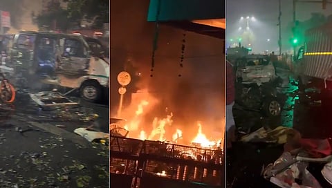 Explosion in a car near Gate No. 1 of Delhi’s Red Fort (Lal Qila) Metro Station