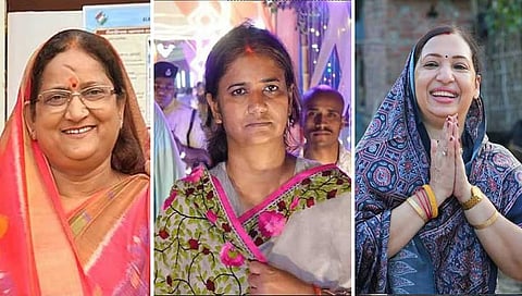 Gayatri Devi, Ritu Jaiswal, Smita Purbe.