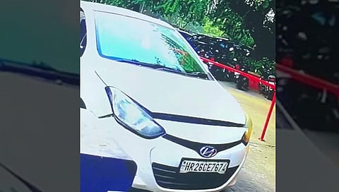 ಸ್ಫೋಟಗೊಂಡ ಕಾರು