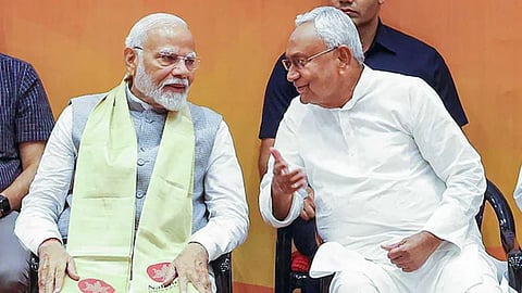 ಬಿಹಾರದಲ್ಲಿ ಹೊಸ ಸರ್ಕಾರ ರಚನೆಗೆ ಕ್ಷಣಗಣನೆ; ಎನ್ಡಿಎ ಶಾಸಕಾಂಗ ನಾಯಕನನ್ನಾಗಿ ನಿತೀಶ್ ಆಯ್ಕೆಗೆ ಸಭೆ!