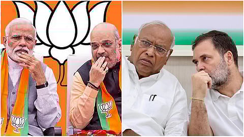 BJP- Congress high command (file photo)