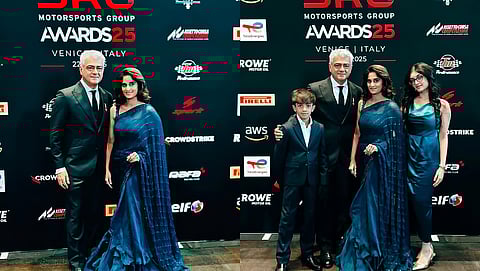 Ajith Kumar with his family