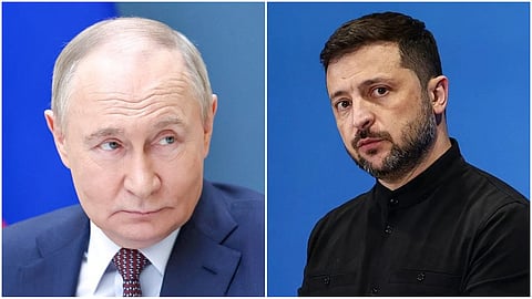 Putin- Ukraine President Volodymyr Zelenskyy