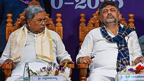Siddaramaiah and D K Shivakumar