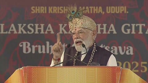 Udupi presented new governance model 5 decades ago, guiding national policies: PM Narendra Modi in Udupi.