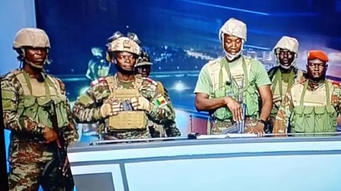 Soldiers Appear On State TV