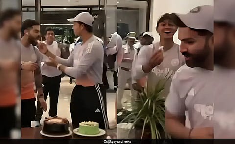 Rohit Sharma refused to eat cake after ODI series win