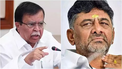 ಕೆಎನ್ ರಾಜಣ್ಣ-ಡಿಕೆ ಶಿವಕುಮಾರ್