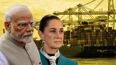 PM Modi with Mexico President Casual Images