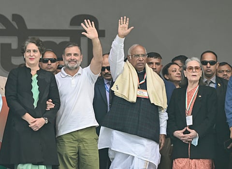 Congress stages rally against ‘vote chori’