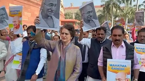 Priyanka Gandhi Leads G Ram G Protest