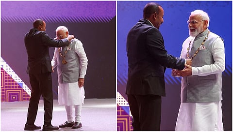 PM Modi conferred with Ethiopia’s highest honour by PM Abiy Ahmed of Ethiopia