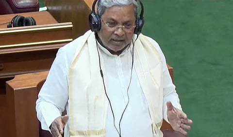 CM Siddaramaiah in Belagavi session