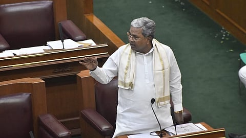 CM Siddaramaiah in Belagavi session