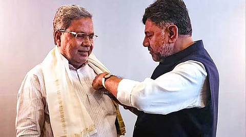 Siddaramaiah- DK Shivakumar (file photo)