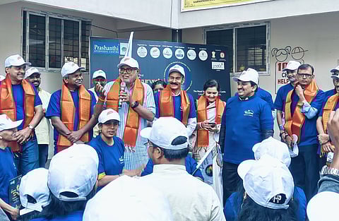 MLA Suresh kumar in Ayurveda walkathon
