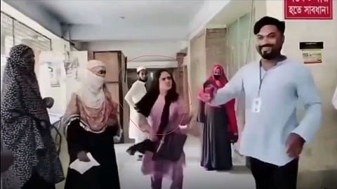 wife assaulted her estranged husband outside a family court