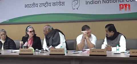 Congress working committee meeting