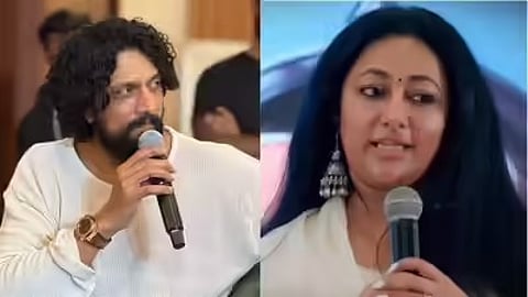 Sudeep, Vijayalakshmi wife